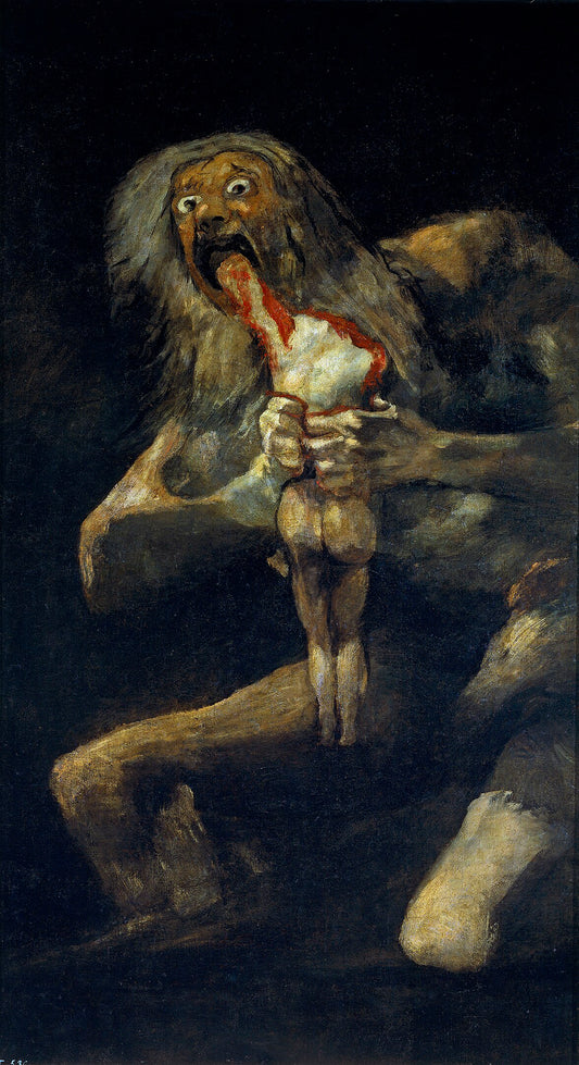 Saturn Devouring His Son by Francisco Goya (T-Shirt)