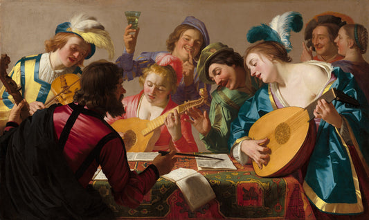 The Concert by Gerard van Honthorst (T-Shirt)