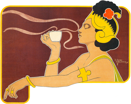 Café Rajah by Henri Meunier (T-Shirt)