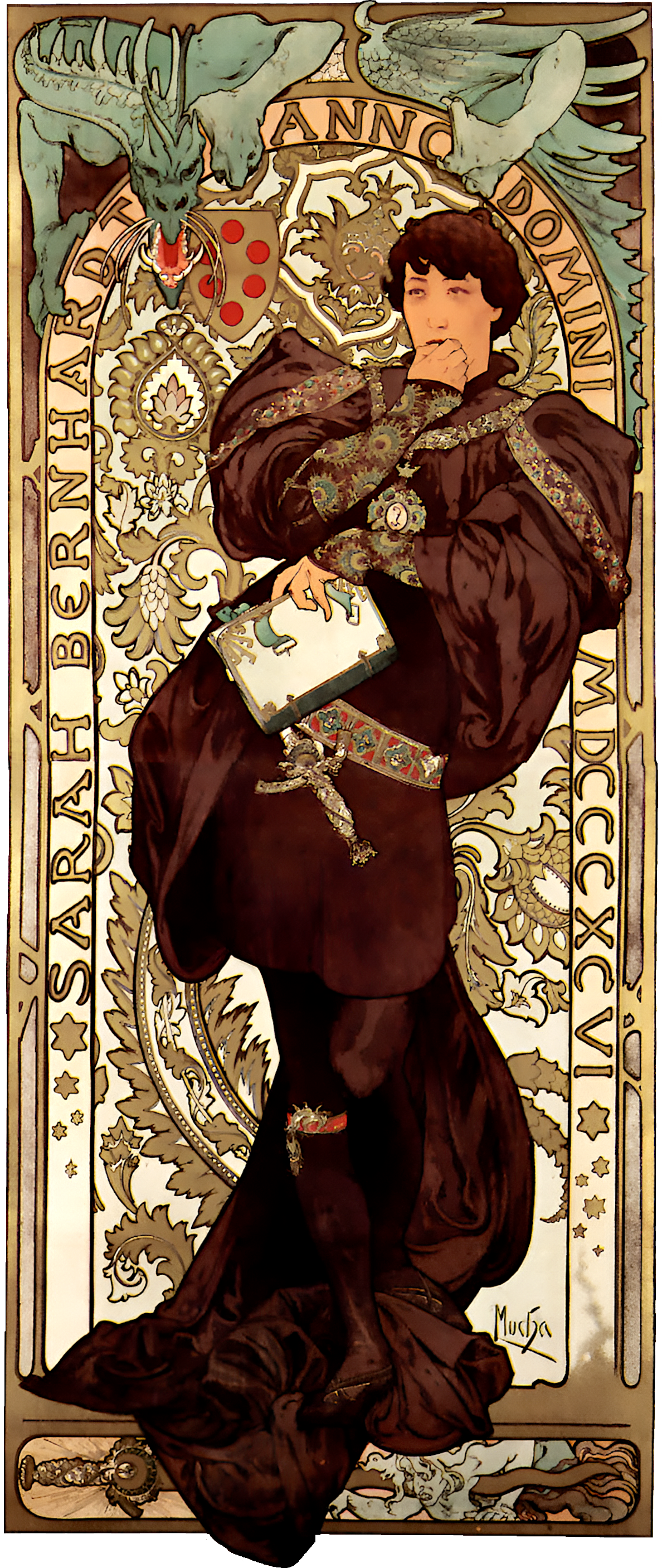 Lorenzaccio by Alphonse Mucha (Hoodie)