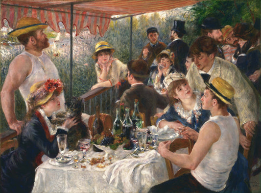 Luncheon of the Boating Party by Pierre-Auguste Renoir (T-Shirt)