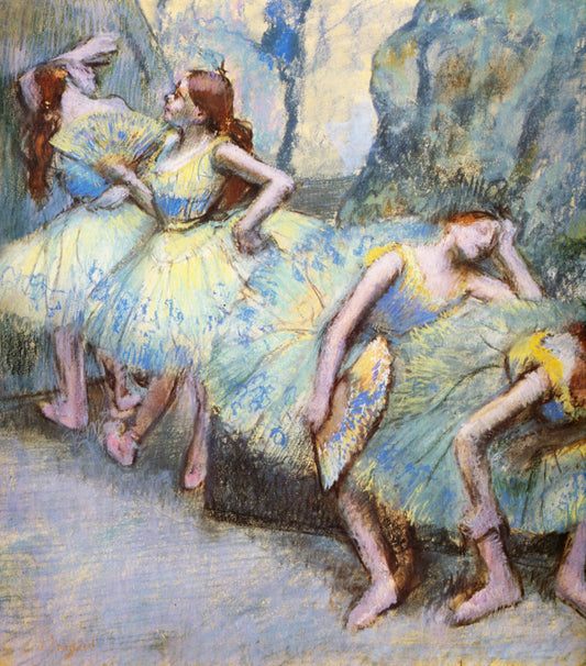 Ballet Dancers in the Wings by Edgar Degas (T-Shirt)