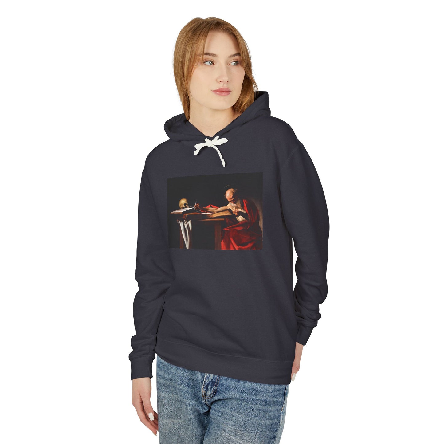 Saint Jerome Writing by Caravaggio (Hoodie)