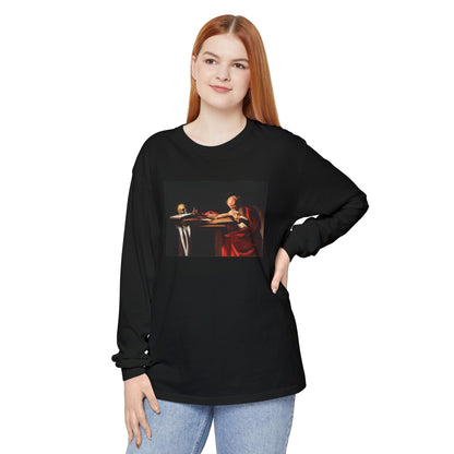 Saint Jerome Writing by Caravaggio (Long Sleeve)