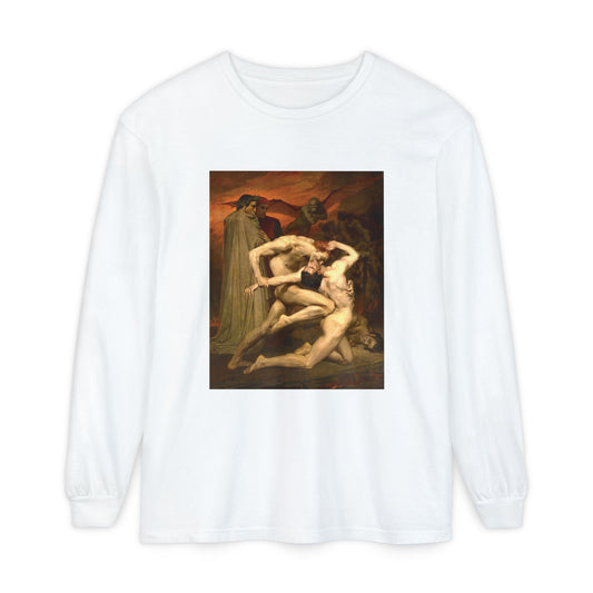 Dante and Virgil by William-Adolphe Bouguereau (Long Sleeve)