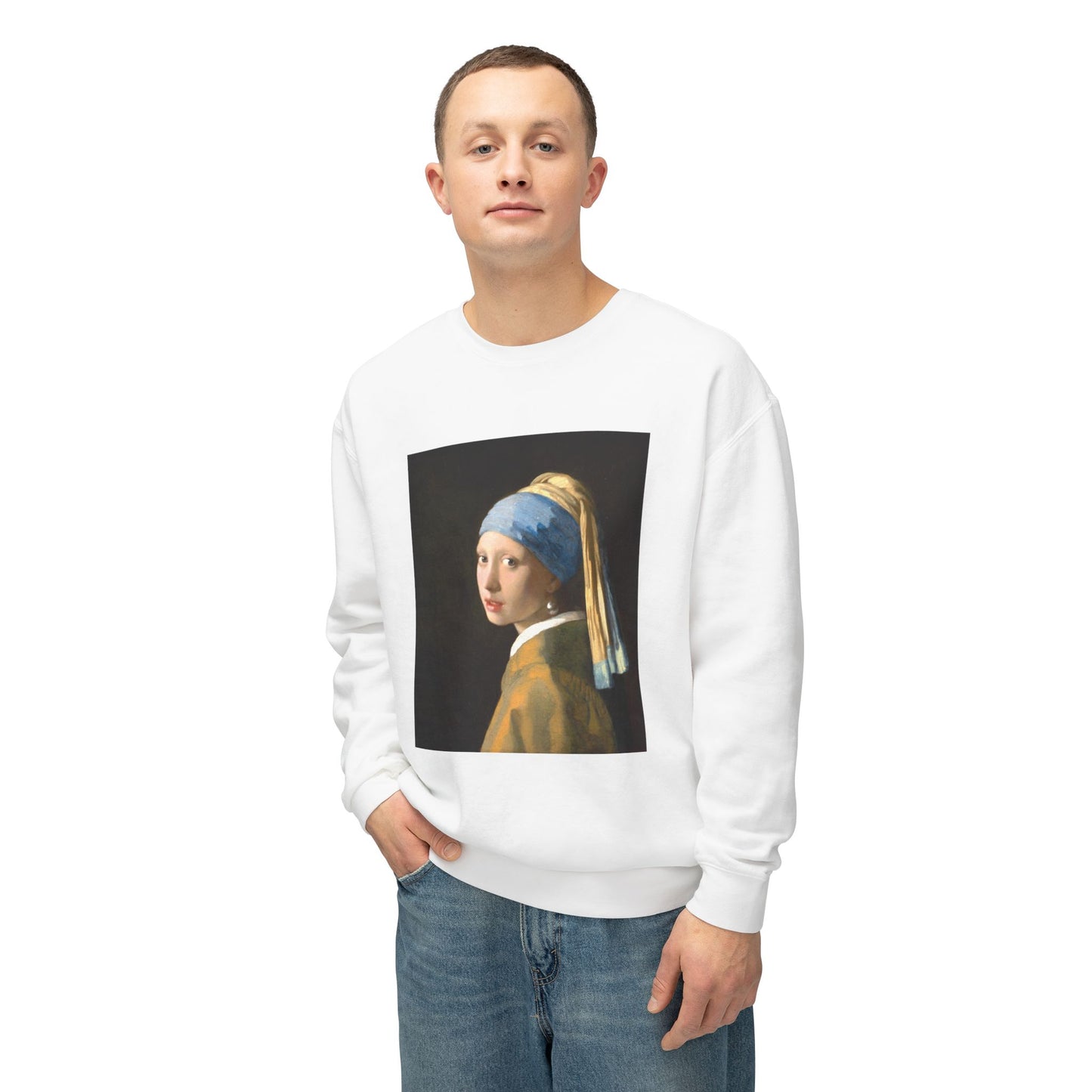 Girl with a Pearl Earring by Johannes Vermeer (Sweatshirt)
