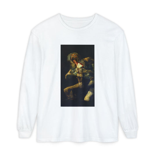 Saturn Devouring His Son by Francisco Goya (Long Sleeve)