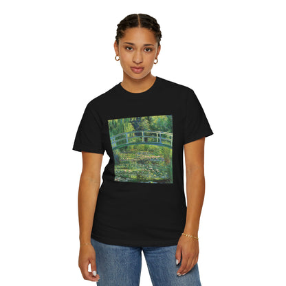 Water Lilies and Japanese Bridge by Claude Monet (T-Shirt)