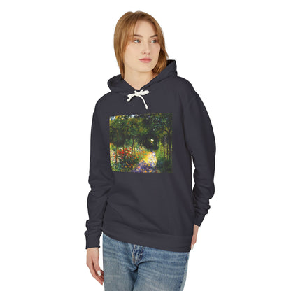 Woman in the Garden by Pierre-Auguste Renoir (Hoodie)
