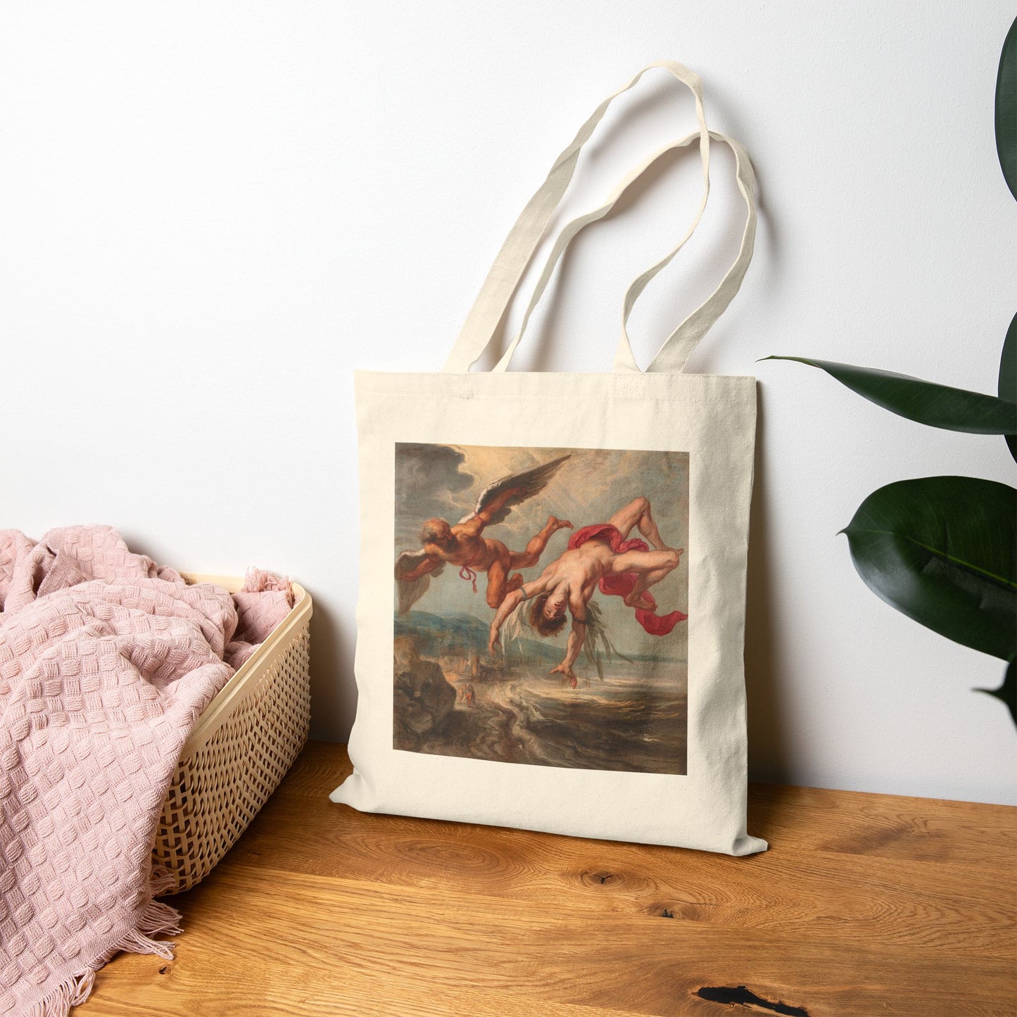 The Fall of Icarus by Jacob Peter Gowy (Tote)