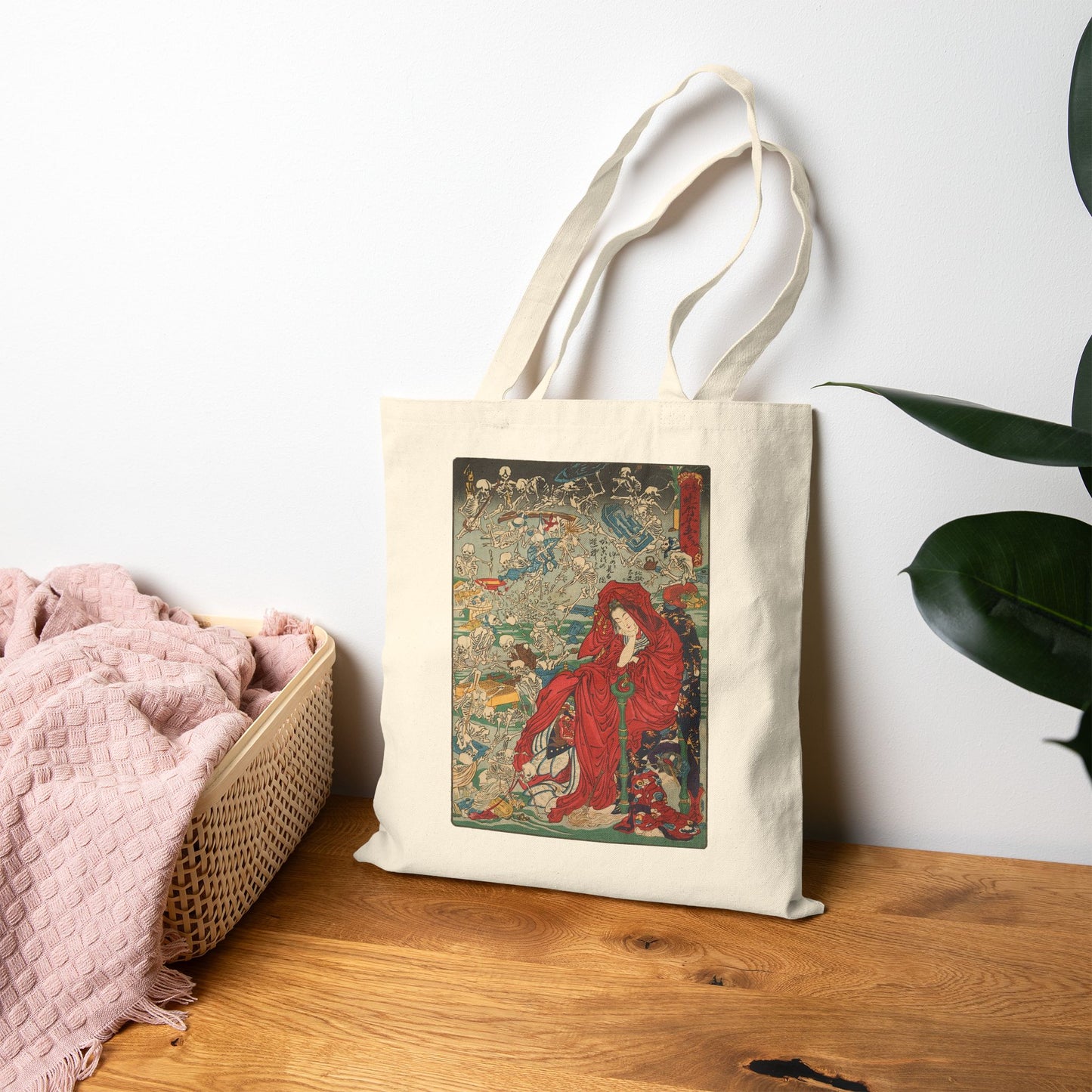 Hell Courtesan by Kawanabe Kyosai (Tote)