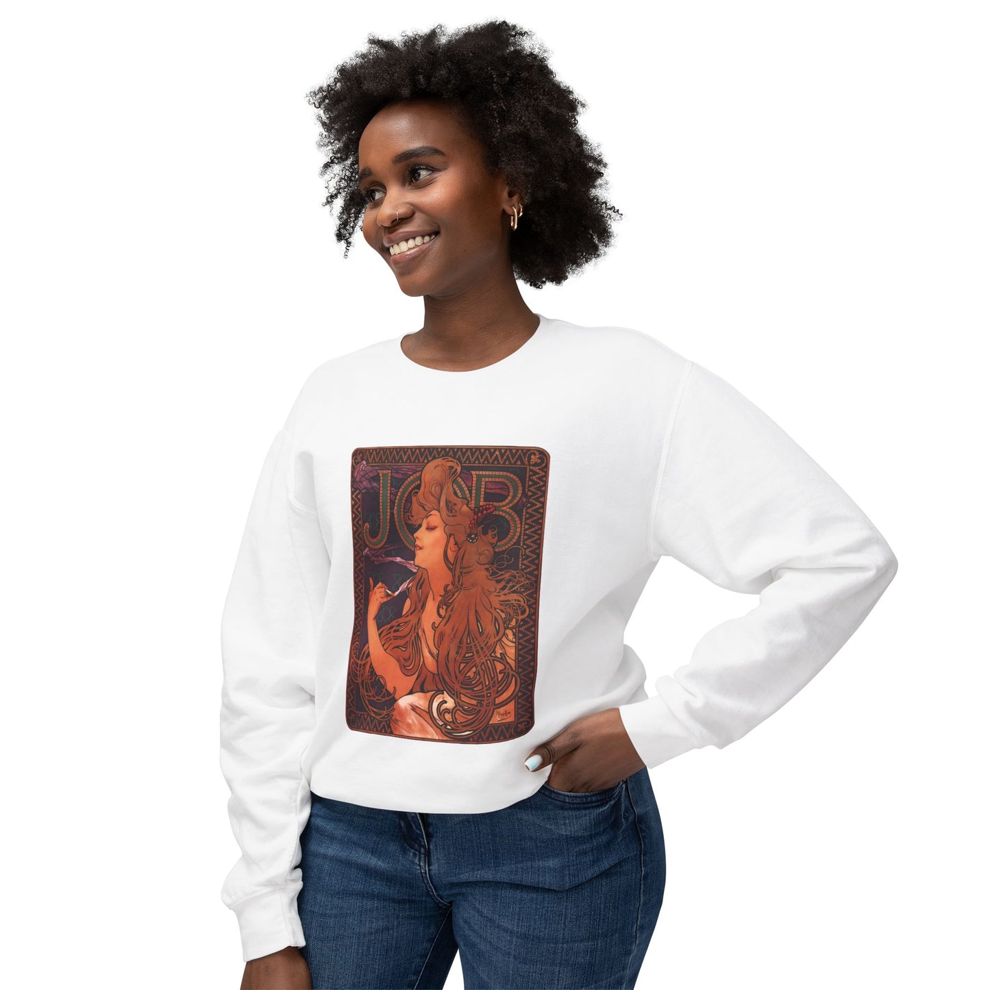 Job by Alphonse Mucha (Sweatshirt)