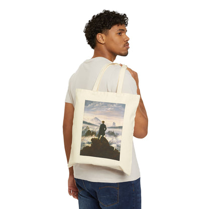 Wanderer above the Sea of Fog by Caspar David Friedrich (Tote)