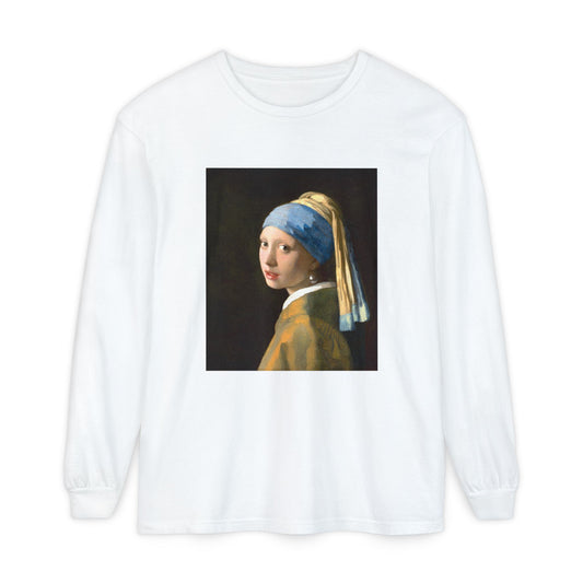 Girl with a Pearl Earring by Johannes Vermeer (Long Sleeve)