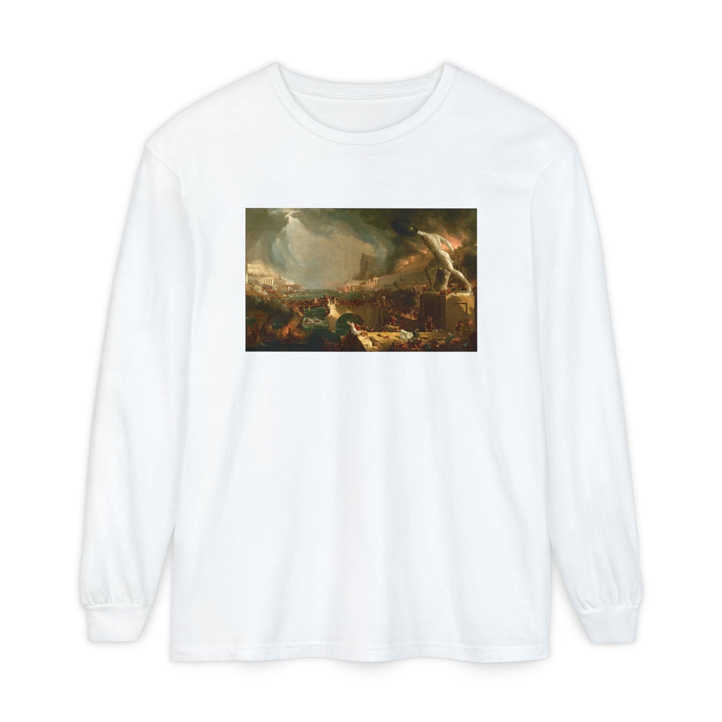 The Course of Empire: Destruction by Thomas Cole (Long Sleeve)