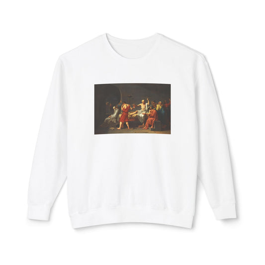 The Death of Socrates by Jacques-Louis David (Sweatshirt)