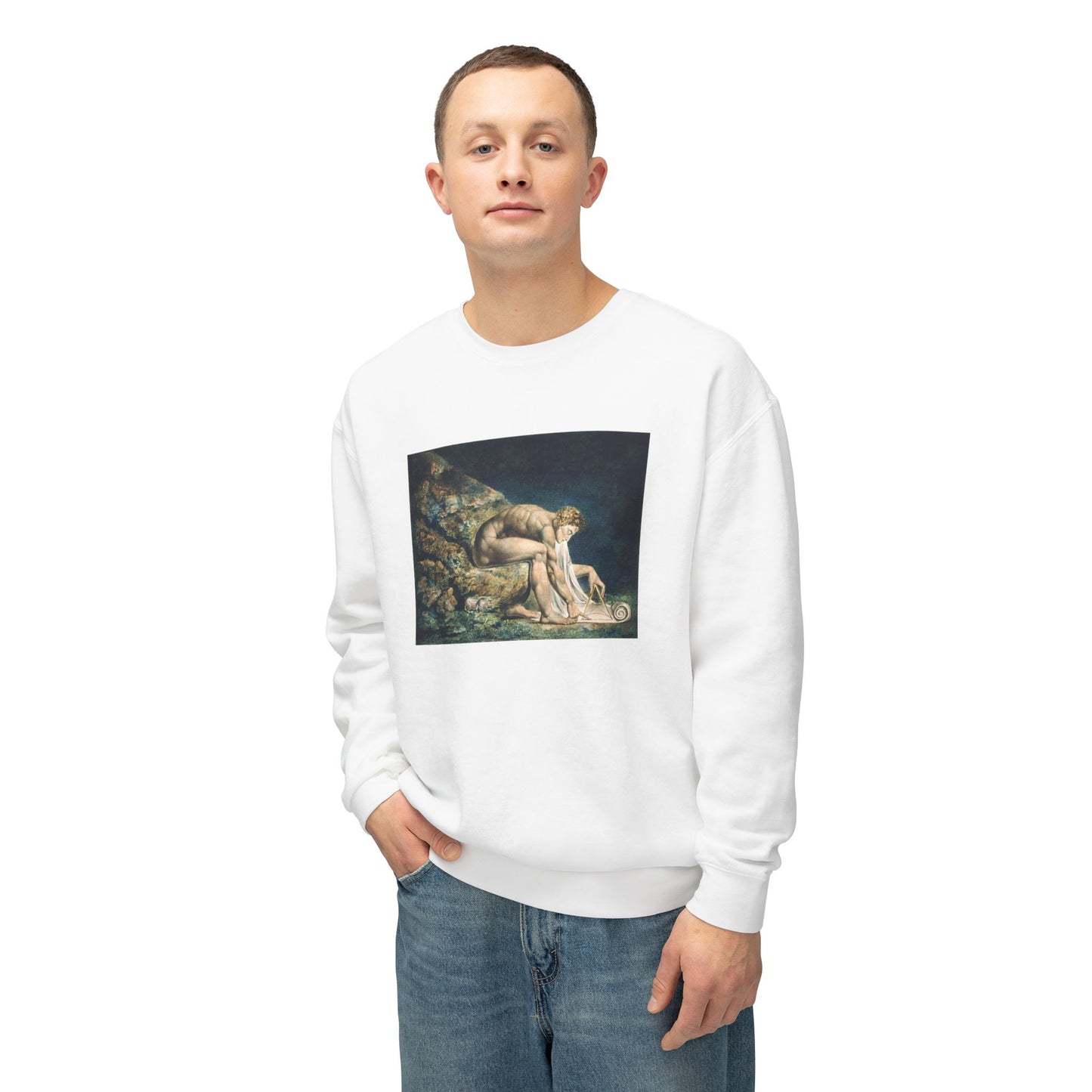 Isaac Newton by William Blake (Sweatshirt)