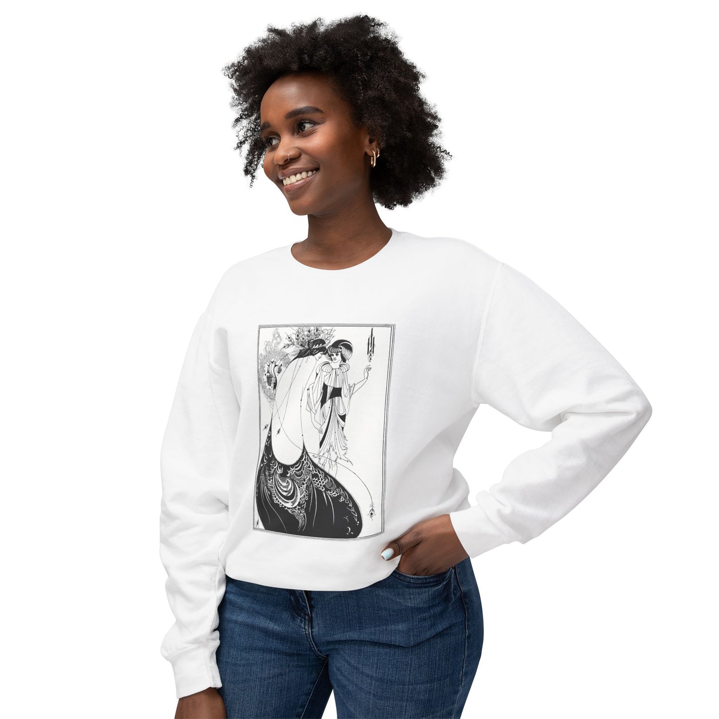 The Peacock Skirt by Aubrey Beardsley (Sweatshirt)
