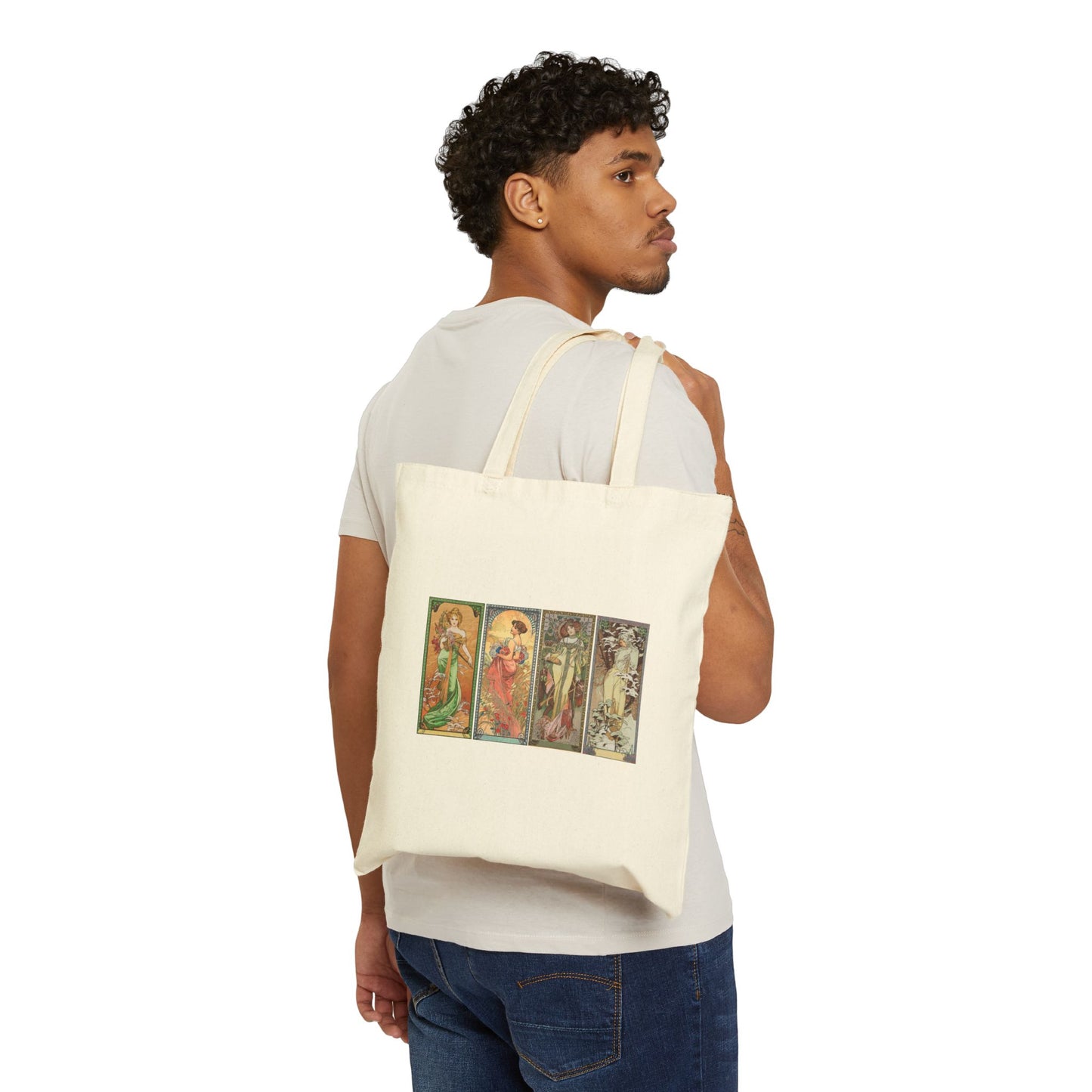 The Seasons by Alphonse Mucha  (Tote)