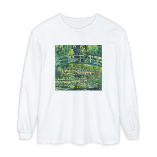 Water Lilies and Japanese Bridge by Claude Monet (Long Sleeve)