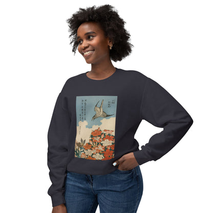 Cuckoo and Azaleas by Katsushika Hokusai (Sweatshirt)