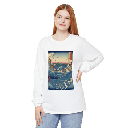 Naruto Whirlpool at Awa by Utagawa Hiroshige (Long Sleeve)