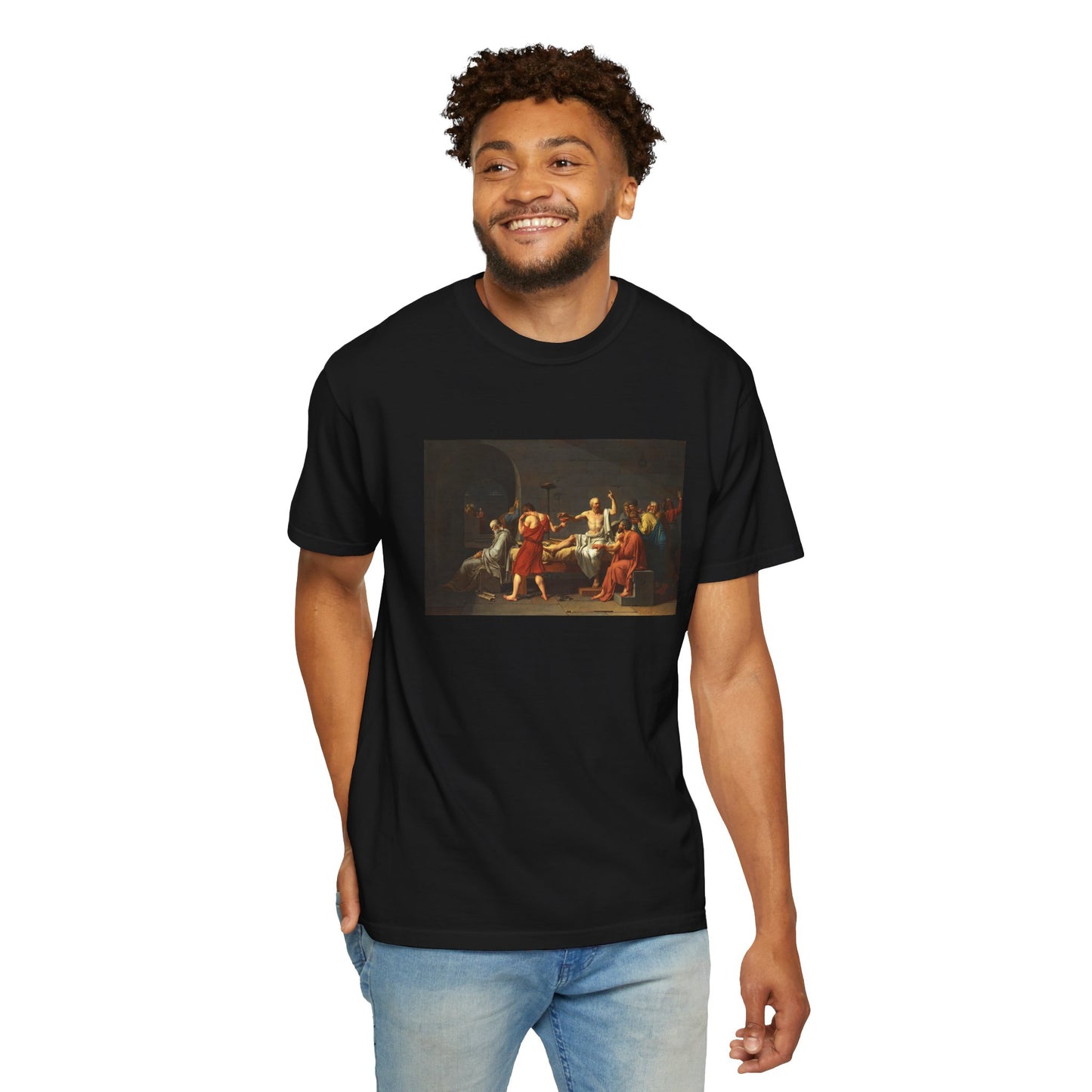 The Death of Socrates by Jacques-Louis David (T-Shirt)