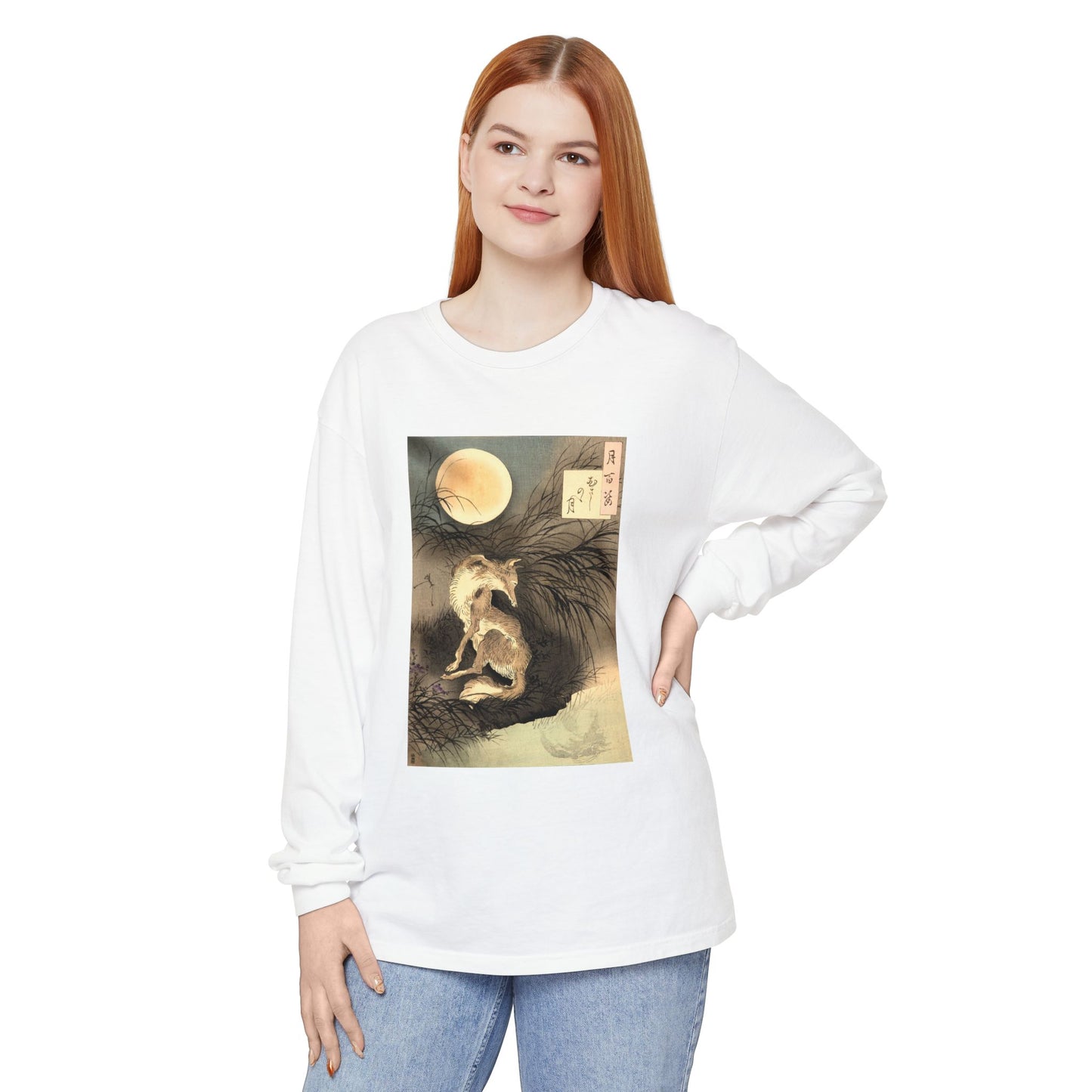 Musashi Plain Moon by Tsukioka Yoshitoshi (Long Sleeve)