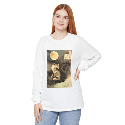 Musashi Plain Moon by Tsukioka Yoshitoshi (Long Sleeve)