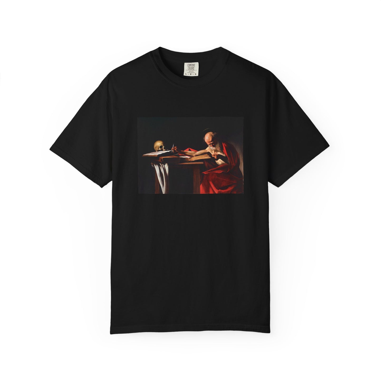 Saint Jerome Writing by Caravaggio (T-Shirt)