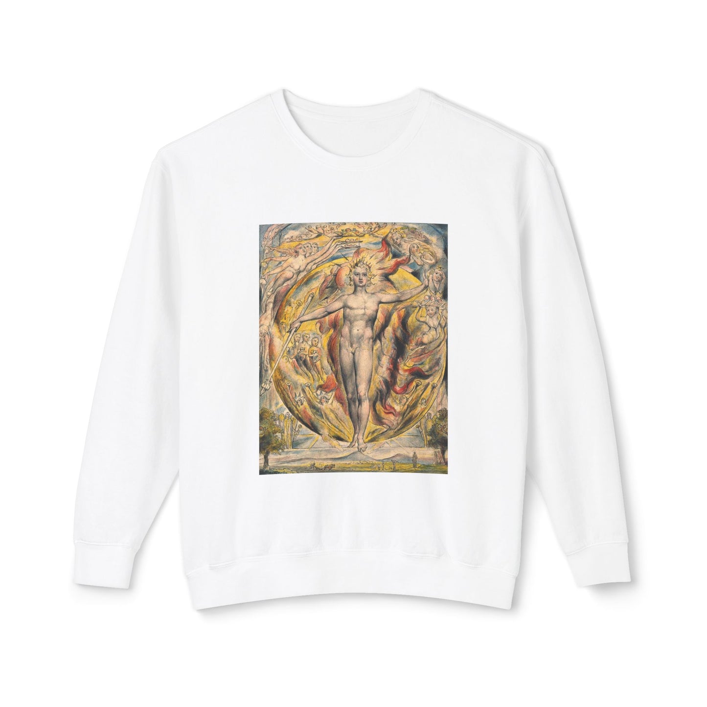 The Sun at His Eastern Gate by William Blake (Sweatshirt)