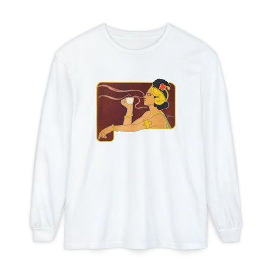 Café Rajah by Henri Meunier  (Long Sleeve)