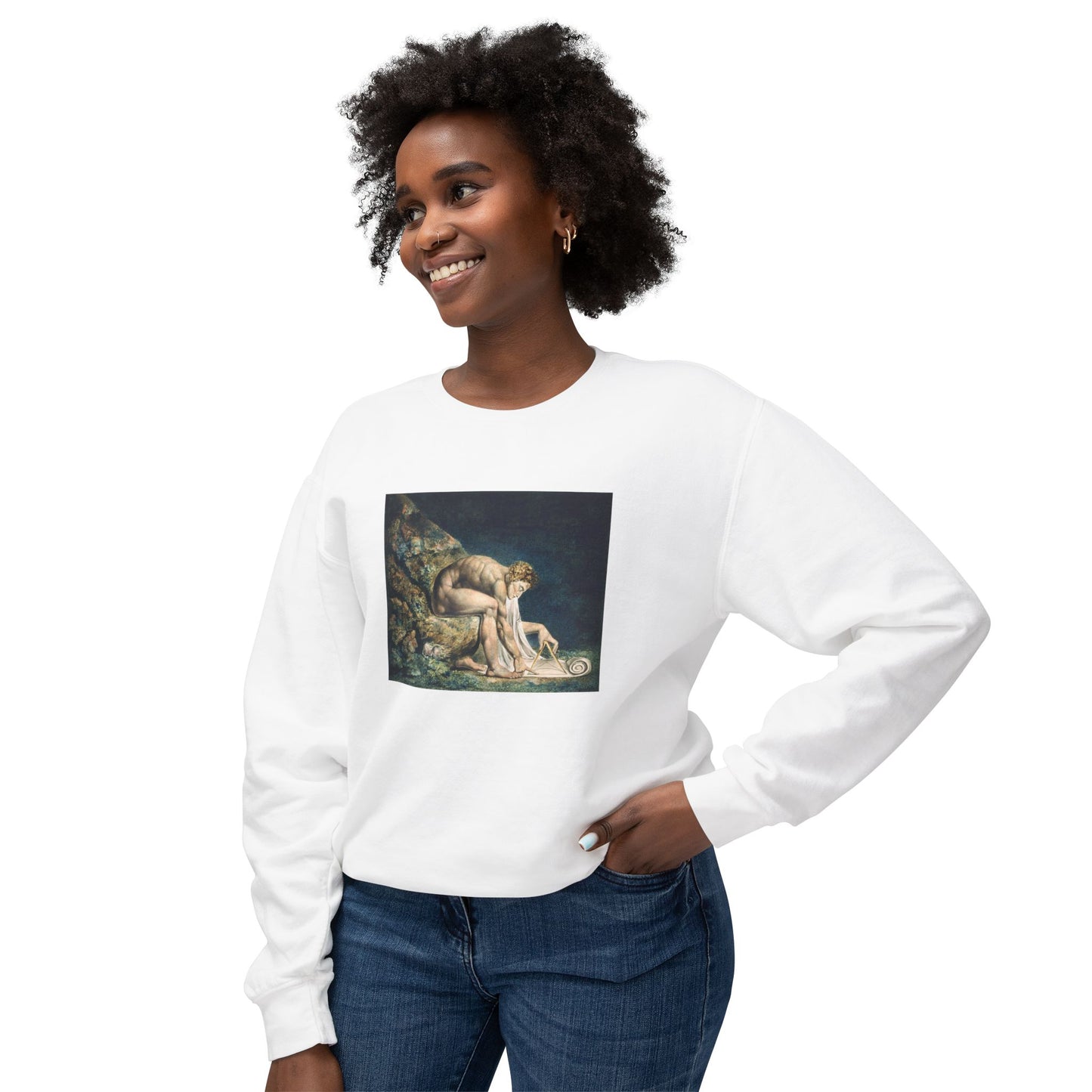 Isaac Newton by William Blake (Sweatshirt)
