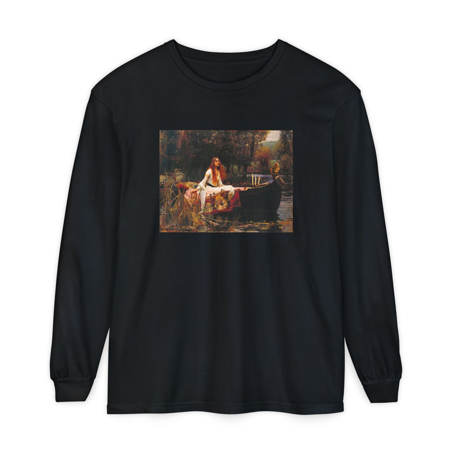 The Lady of Shalott by John William Waterhouse (Long Sleeve)