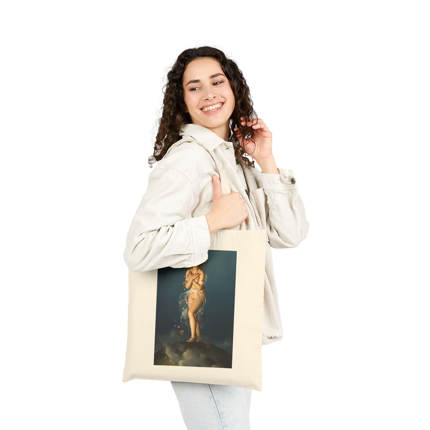 Flora Caressed by Zephyr by François Gérard (Tote)