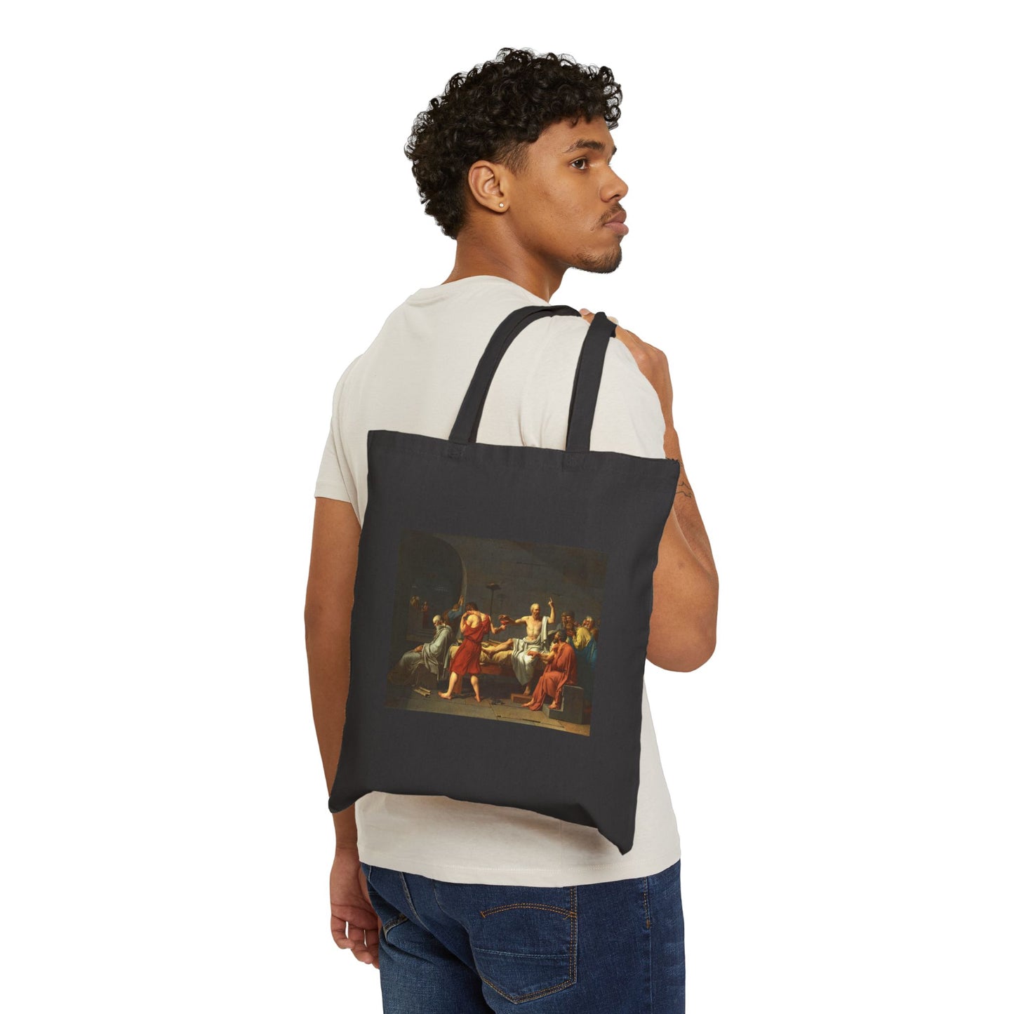 The Death of Socrates by Jacques-Louis David (Tote)