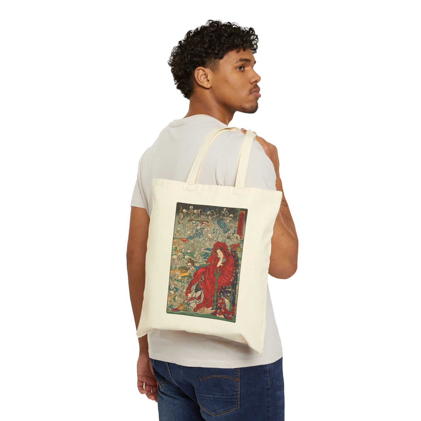 Hell Courtesan by Kawanabe Kyosai (Tote)