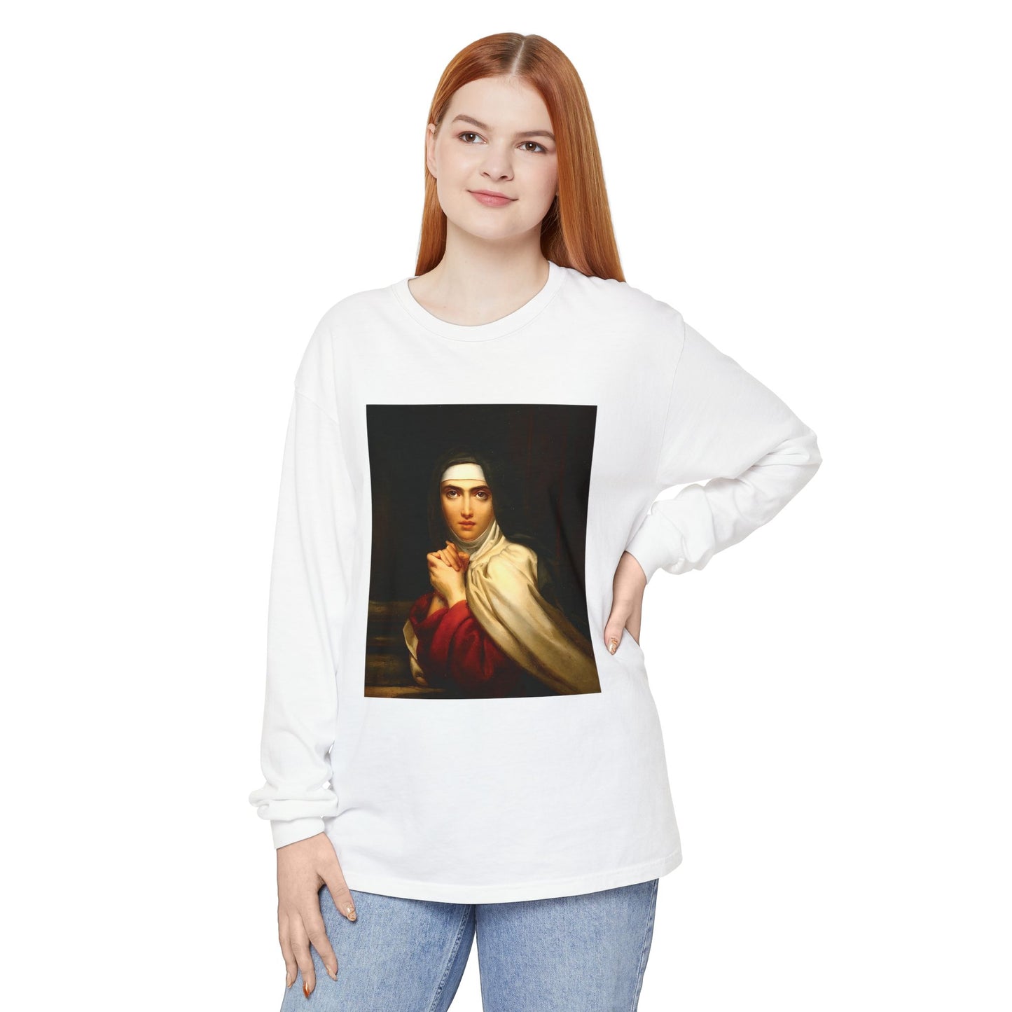 Saint Terese de Ávila by François Gérard (Long Sleeve)