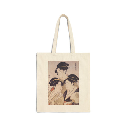 Three Beauties of the Present Day by Kitagawa Utamaro (Tote)