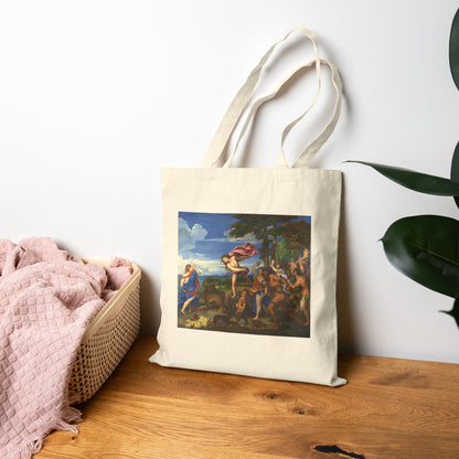 Bacchus and Ariadne by Titian (Tote)