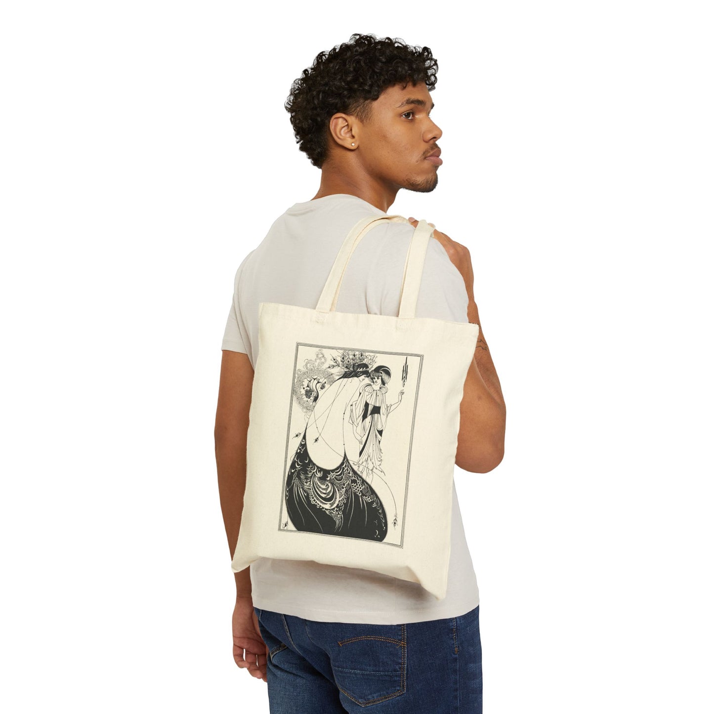 The Peacock Skirt by Aubrey Beardsley (Tote)