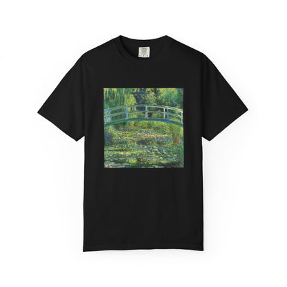 Water Lilies and Japanese Bridge by Claude Monet (T-Shirt)