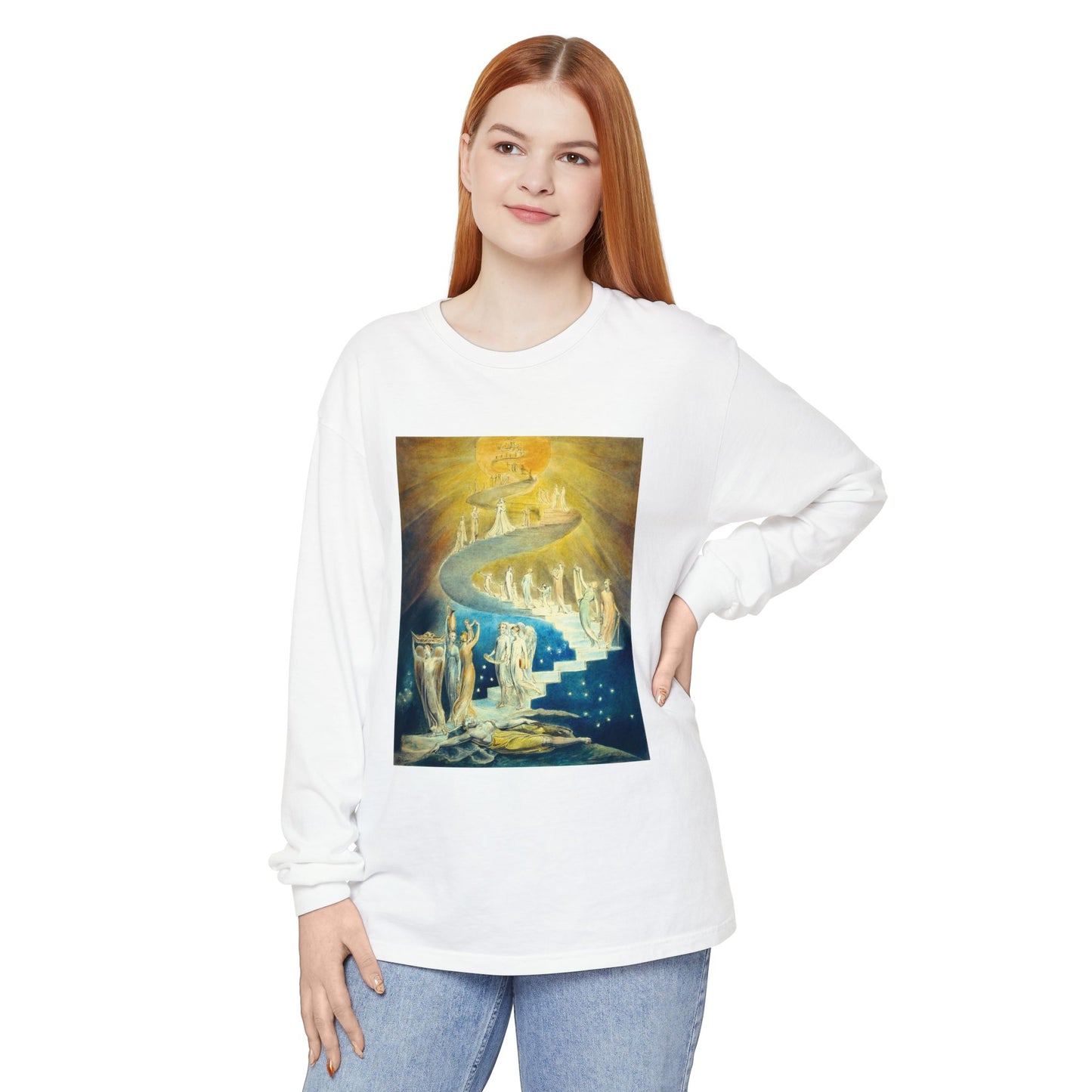 Jacob’s Ladder by William Blake (Long Sleeve)