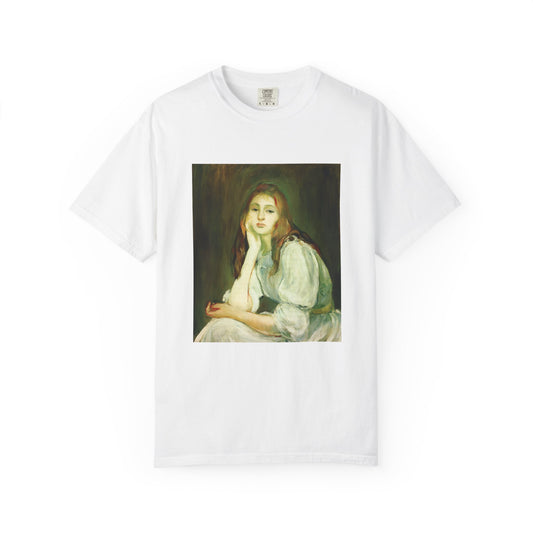 Julie Daydreaming by Berthe Morisot (T-Shirt)