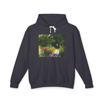 Woman in the Garden by Pierre-Auguste Renoir (Hoodie)