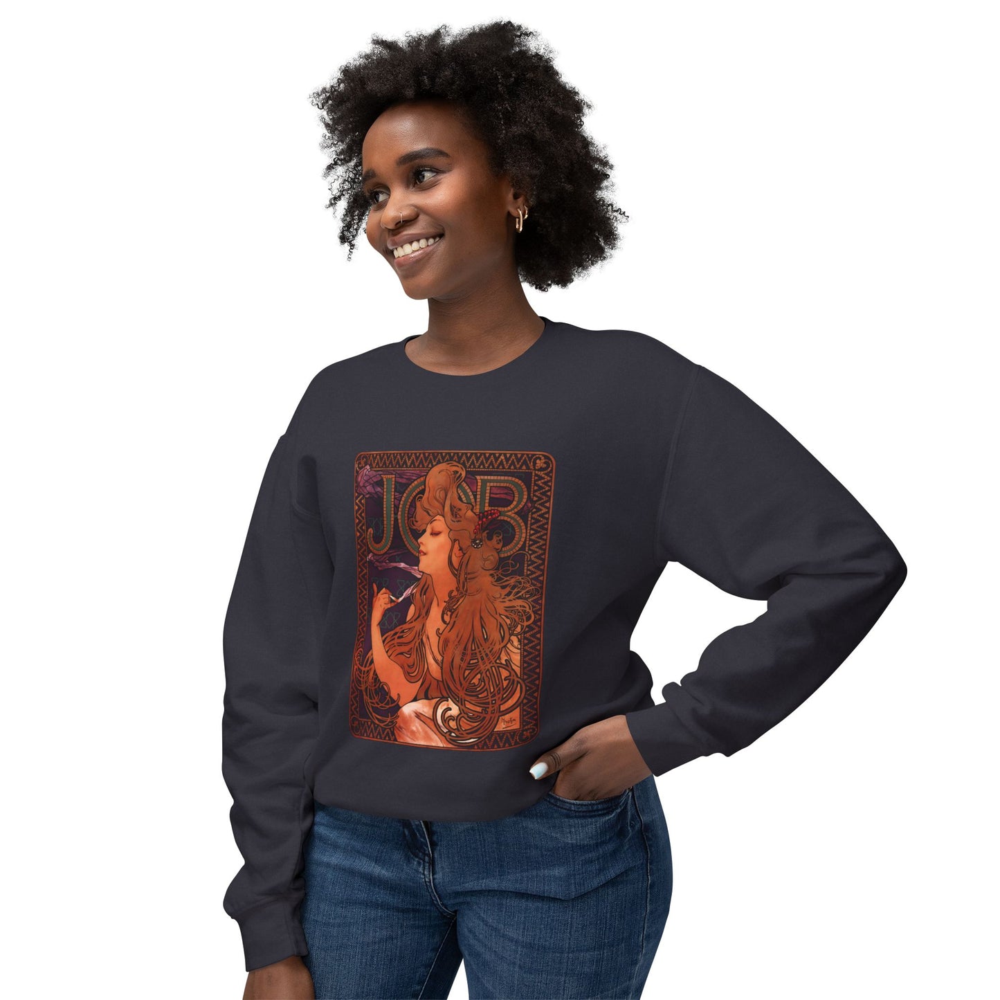 Job by Alphonse Mucha (Sweatshirt)