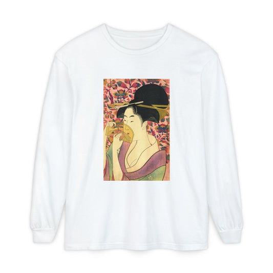 Comb by Kitagawa Utamaro (Long Sleeve)