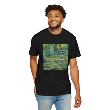 Water Lilies and Japanese Bridge by Claude Monet (T-Shirt)