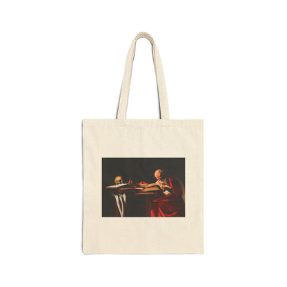 Saint Jerome Writing by Caravaggio (Tote)