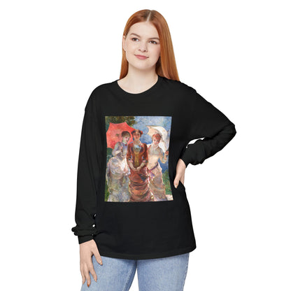 Three Women with Parasols by Marie Bracquemond (Long Sleeve)
